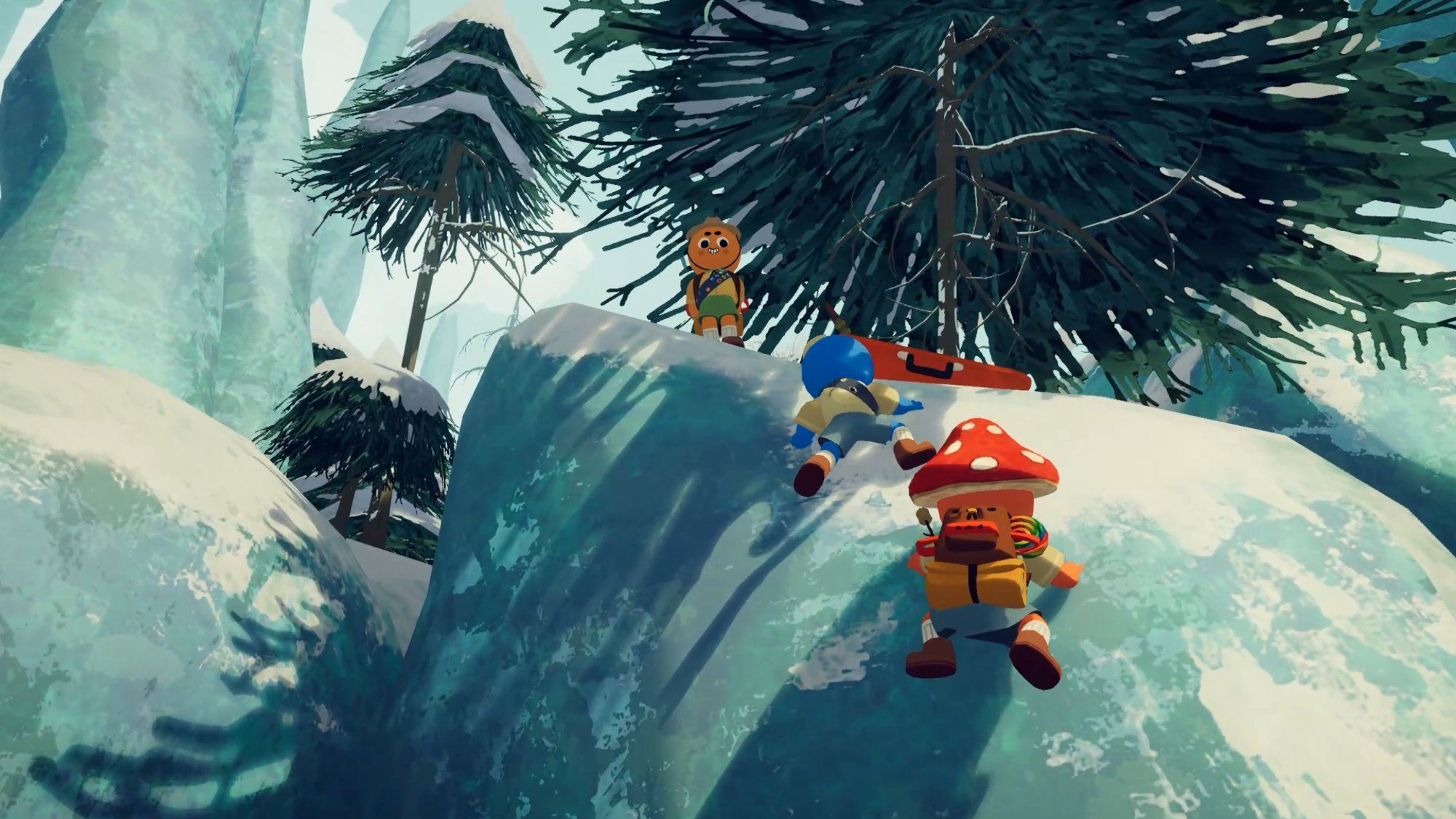 PEAK — players climbing together
