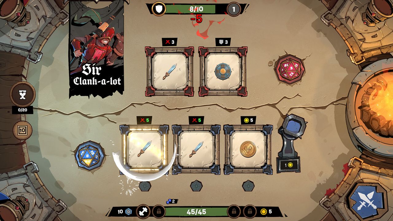 Slots & Slaughter combat board