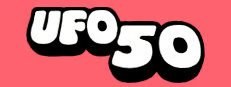 UFO 50 title text shown at small size for legibility comparison